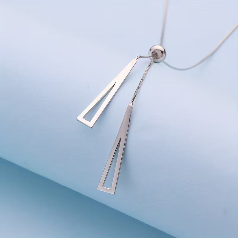 Elegante en gracieuze lariat-halsketting