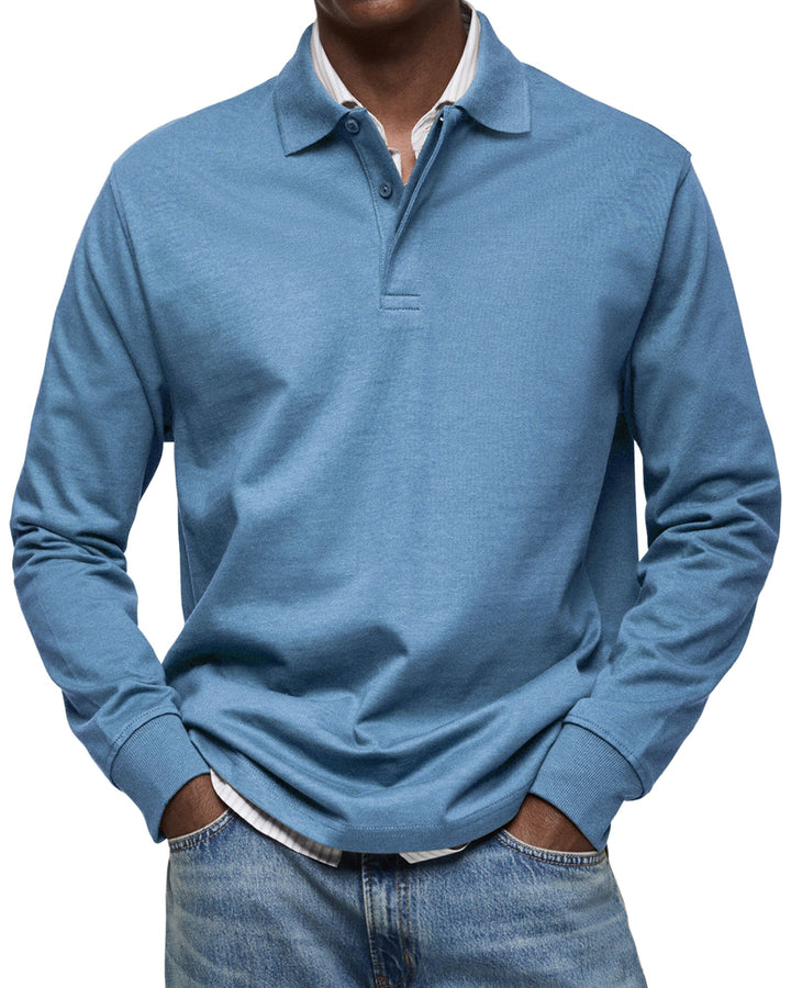 Beeckhoven™ | Casual Poloshirt met Lange Mouwen