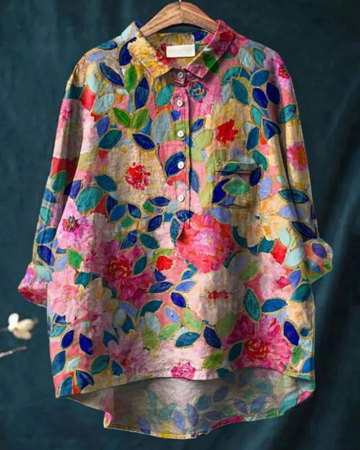 Jaclynn | Bloemenprint Overhemd
