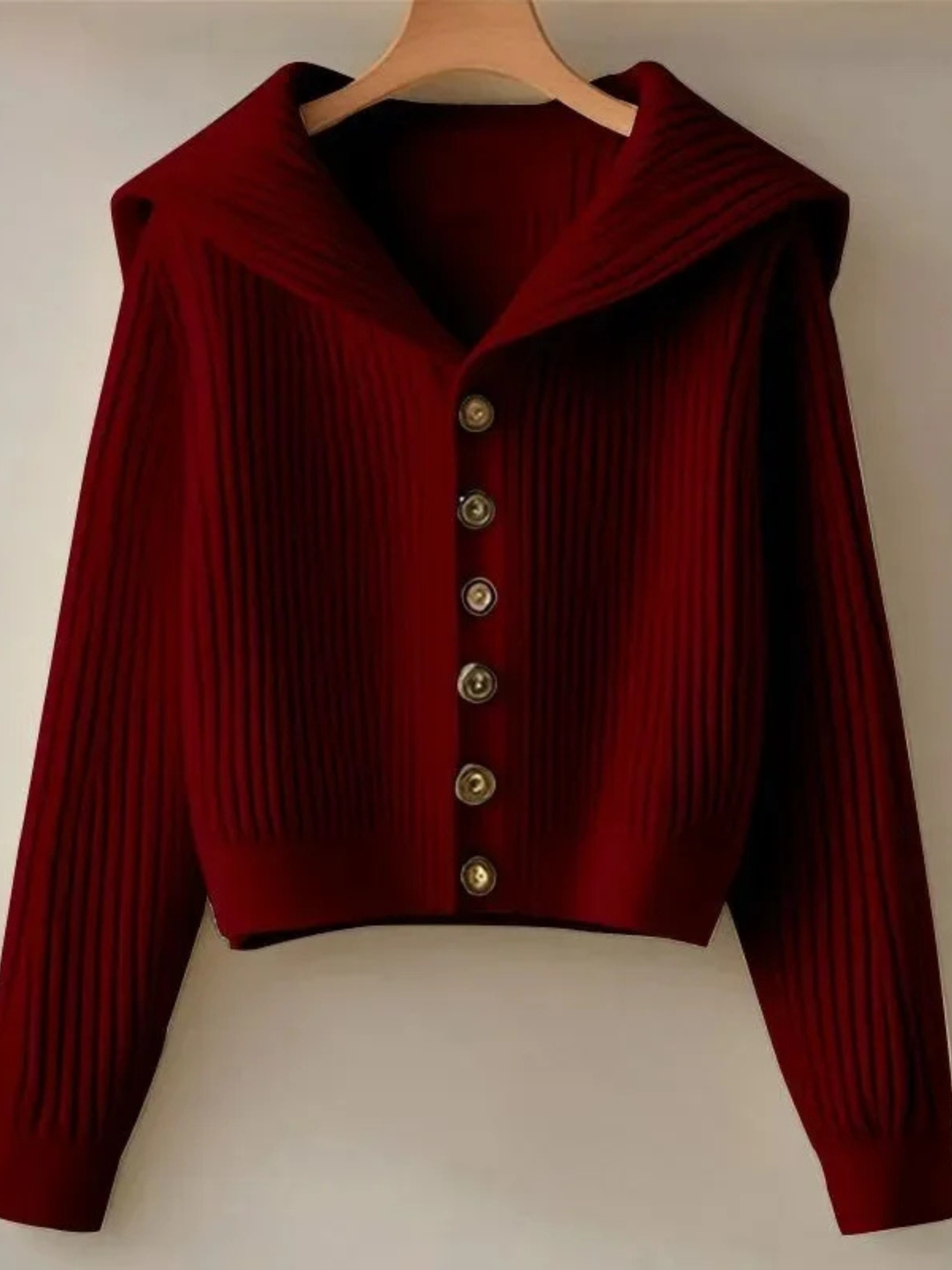 Melina Gebreide Cardigan met Ribstructuur