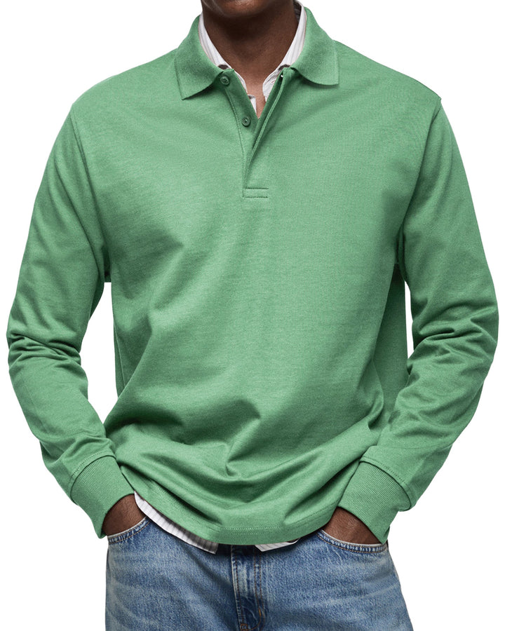 Beeckhoven™ | Casual Poloshirt met Lange Mouwen