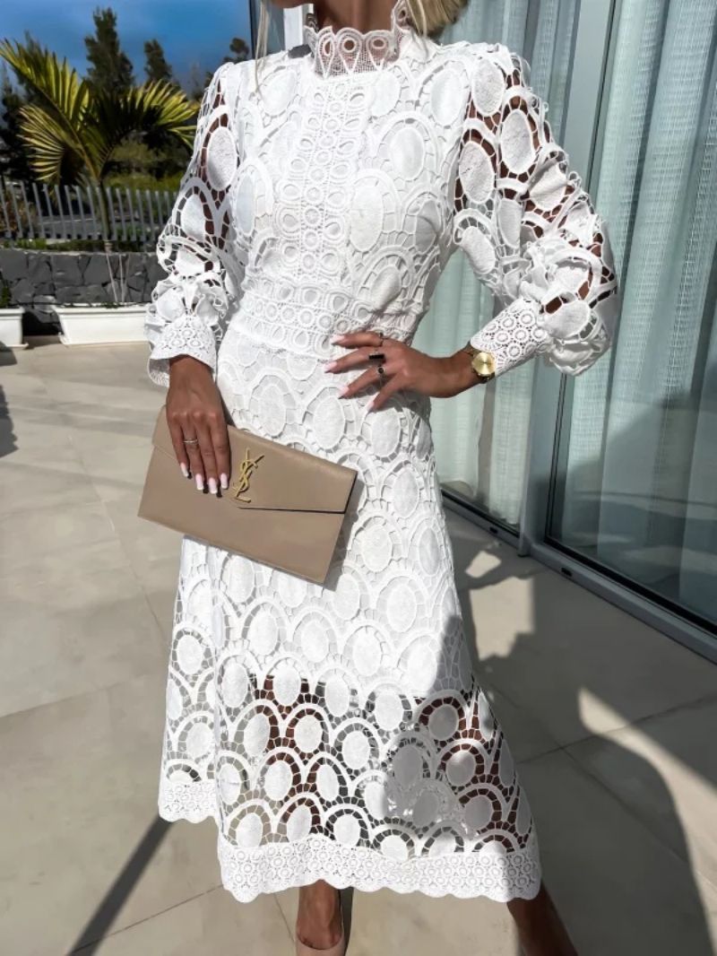 Olivia™ - Stijlvolle kanten jurk