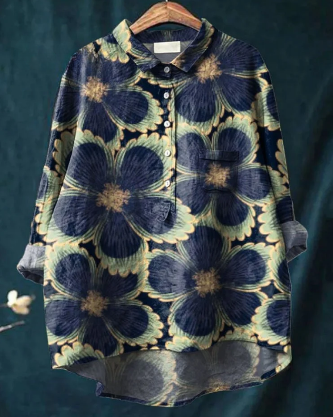 Jaclynn | Bloemenprint Overhemd