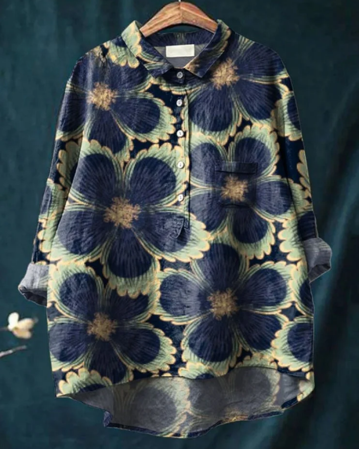 Jaclynn | Bloemenprint Overhemd