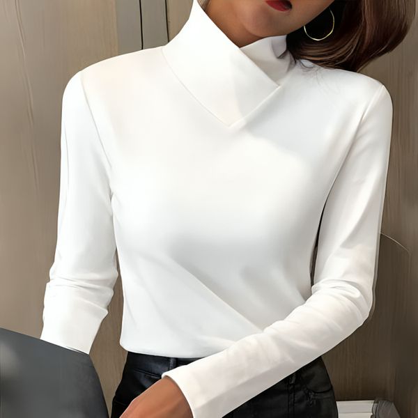 Beverley | Strakke Elegante Rolkraag