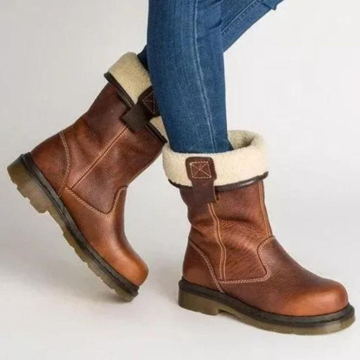 Rustic winterlaarzen met warme voering