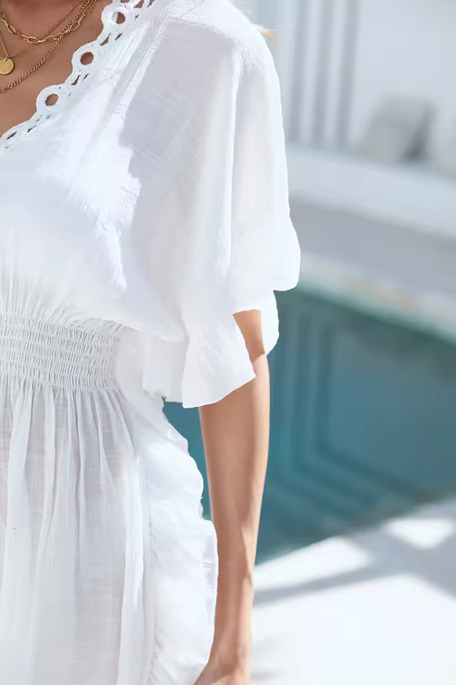 Lily™ Gehaakte Gespleten Strandjurk