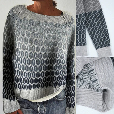 Sanya - Comfortabel trui met col