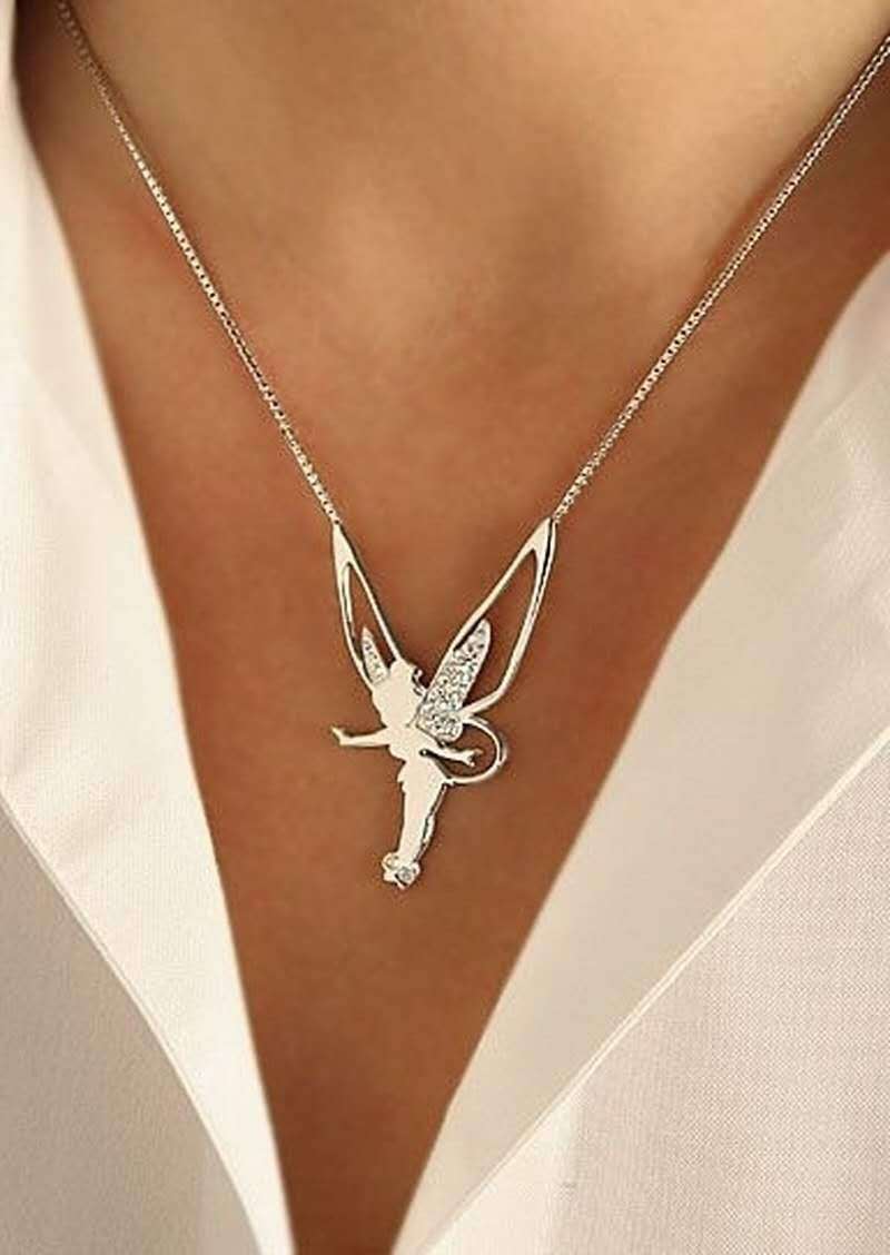 Halsketting met elf-hanger