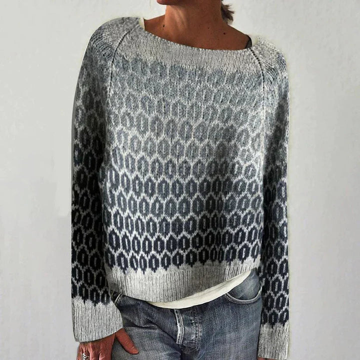 Sanya - Comfortabel trui met col