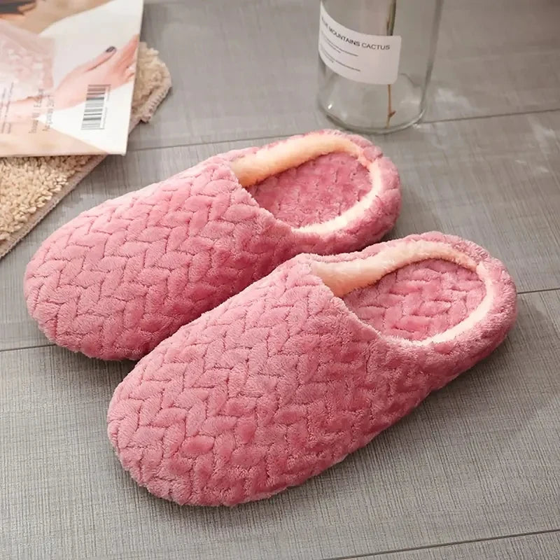 Noelle Pluche Open Pantoffels