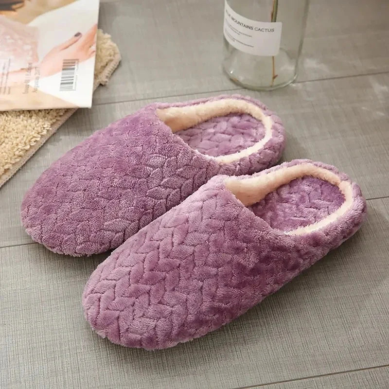 Noelle Pluche Open Pantoffels