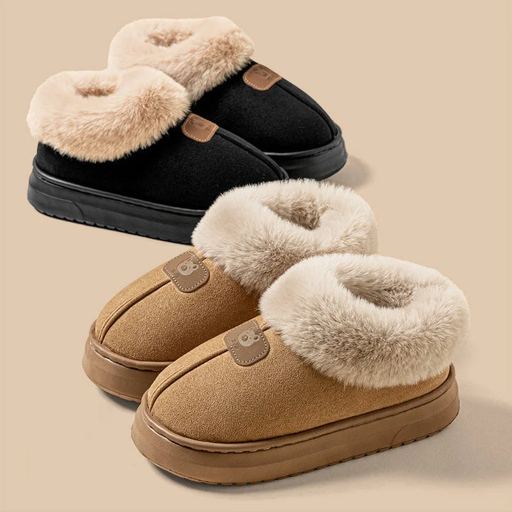 Hazel Enkelhoge Pantoffels met Fleecevoering