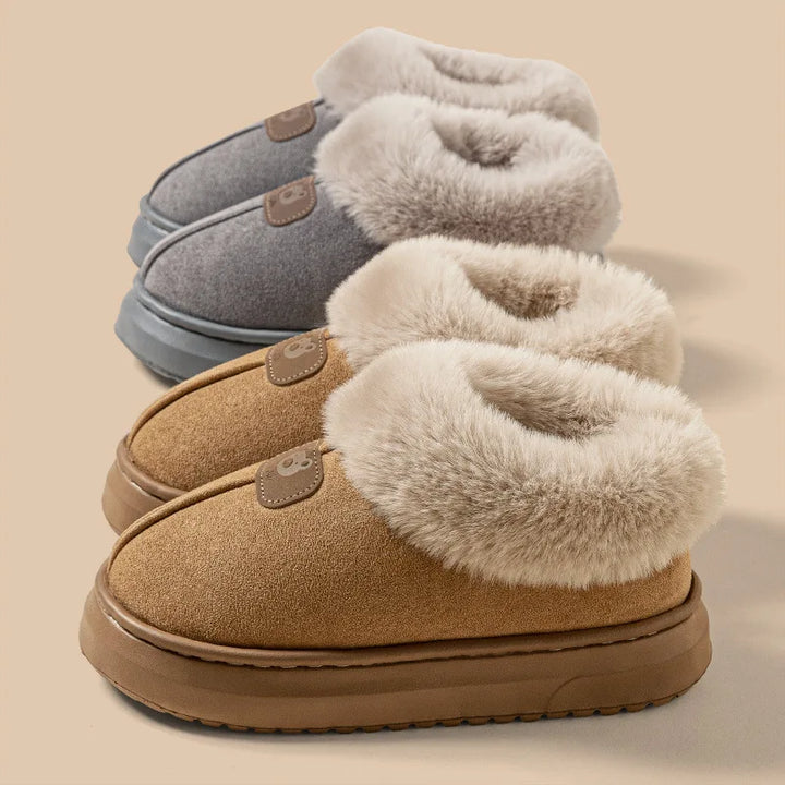 Hazel Enkelhoge Pantoffels met Fleecevoering