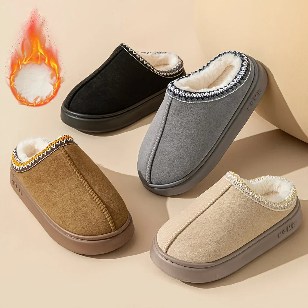 Sienna Binnen- & Buitenpantoffels met Fleecevoering