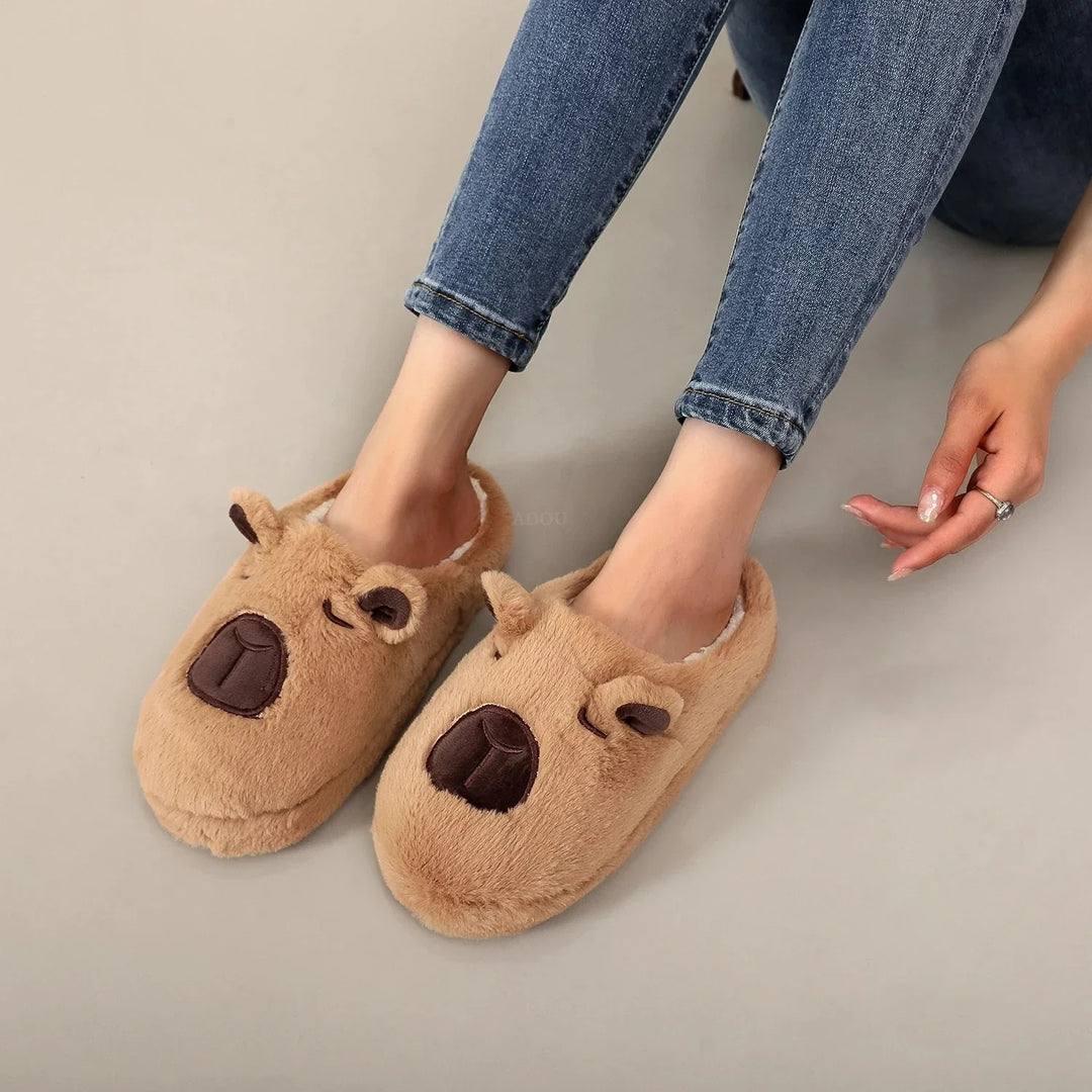 Coco Capibara Pluche Pantoffels