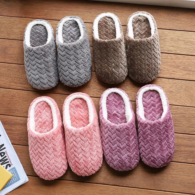 Noelle Pluche Open Pantoffels