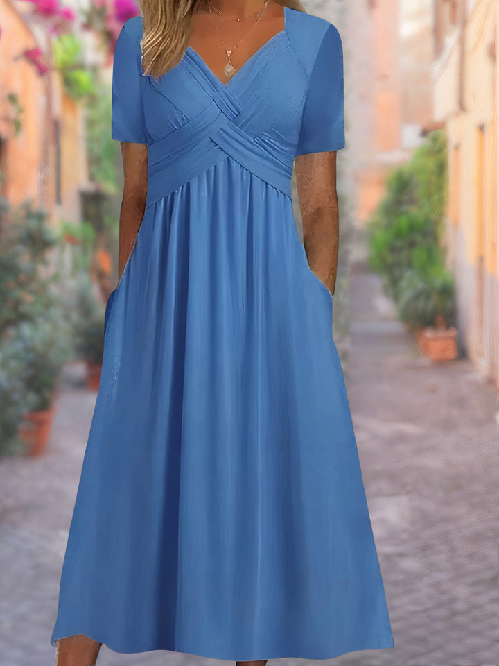 Aria™ - Comfortabele jurk met V-hals