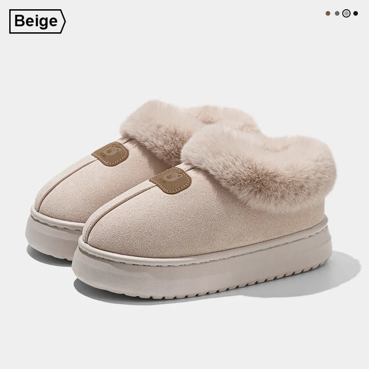 Hazel Enkelhoge Pantoffels met Fleecevoering