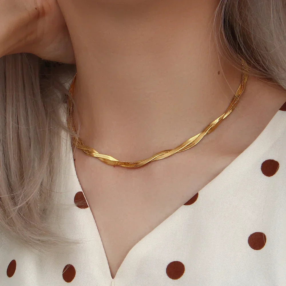 Tijdloze set met halsketting en armband