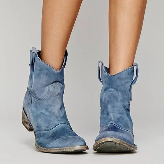 Vintage Cowboy Enkellaarsjes