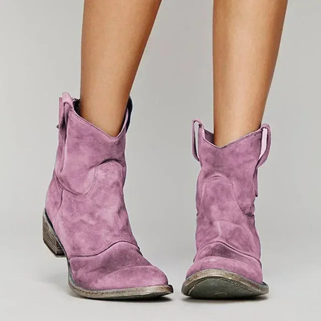 Vintage Cowboy Enkellaarsjes