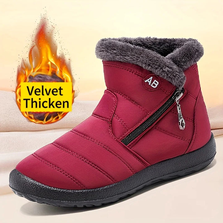 Fenna halfhoge gevoerde winterboots – detail