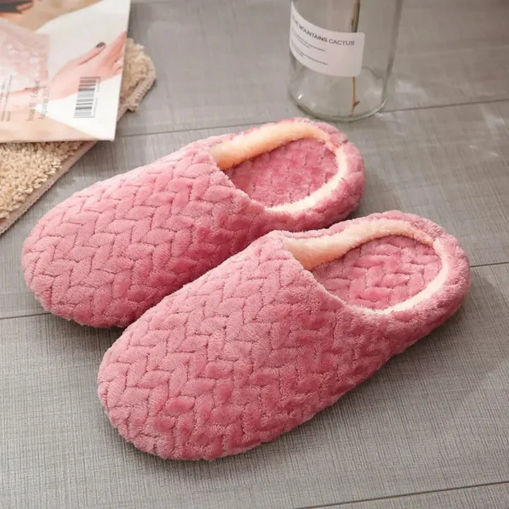 Noelle Pluche Open Pantoffels
