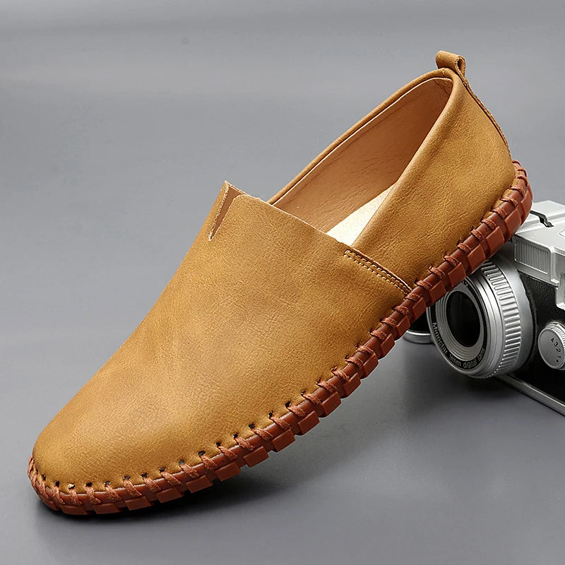Santorini Leren Loafers
