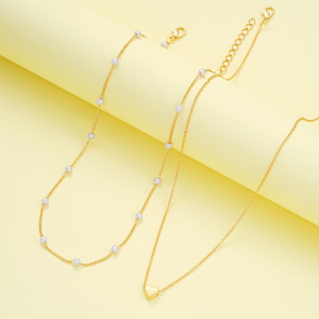 Elegante Minimalistische Halsketting- en Armbandset