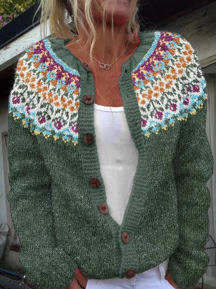 Annemiek – Vintage Gebreid Vest