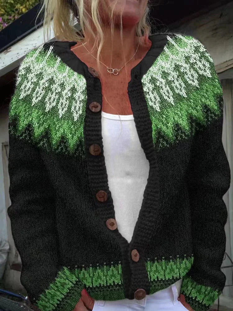 Brigitte – Vintage Gebreid Vest