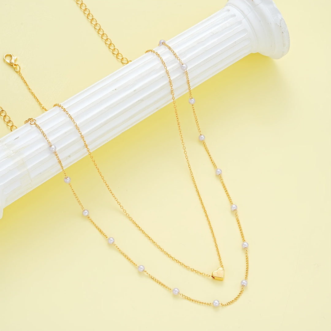 Elegante Minimalistische Halsketting- en Armbandset