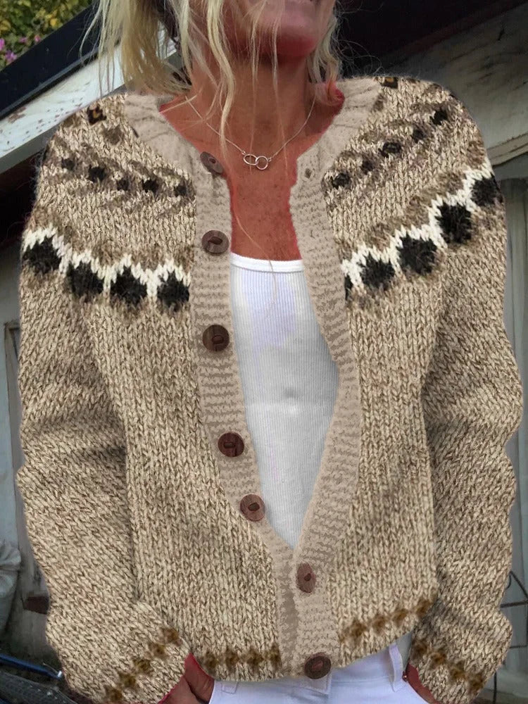 Hanneke – Vintage Gebreid Vest