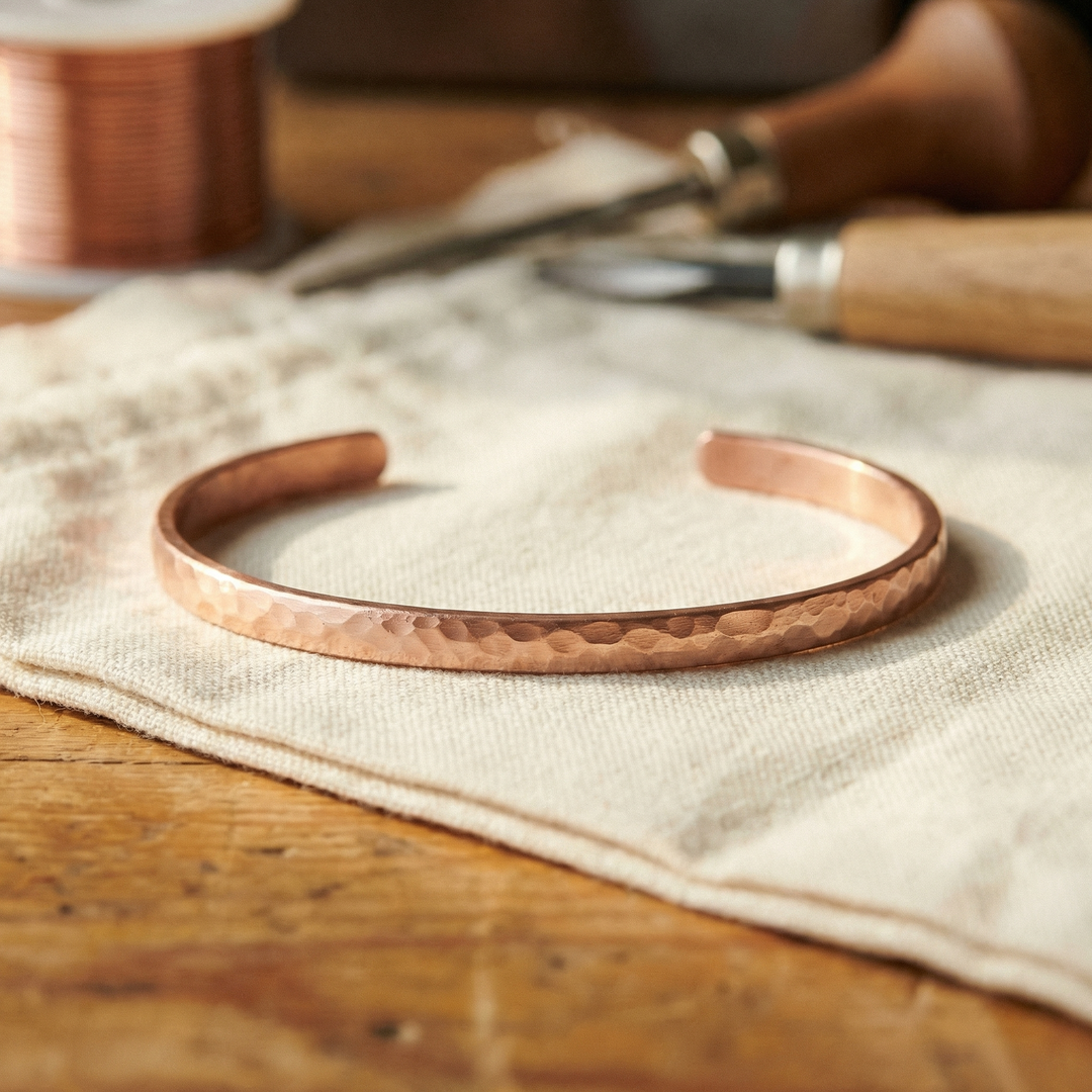 koperen enkelarmband