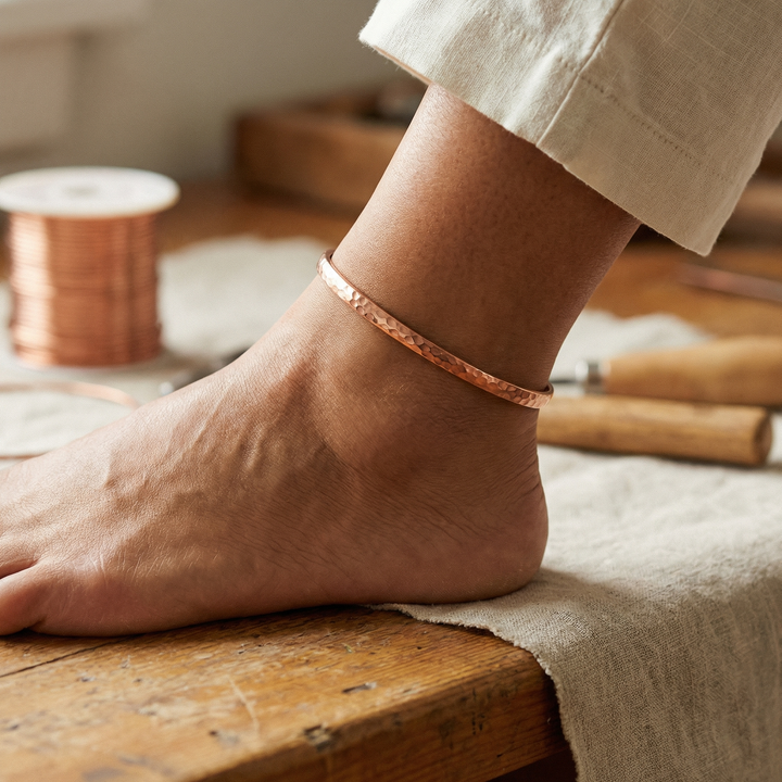 koperen enkelarmband