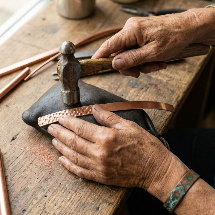 koperen enkelarmband