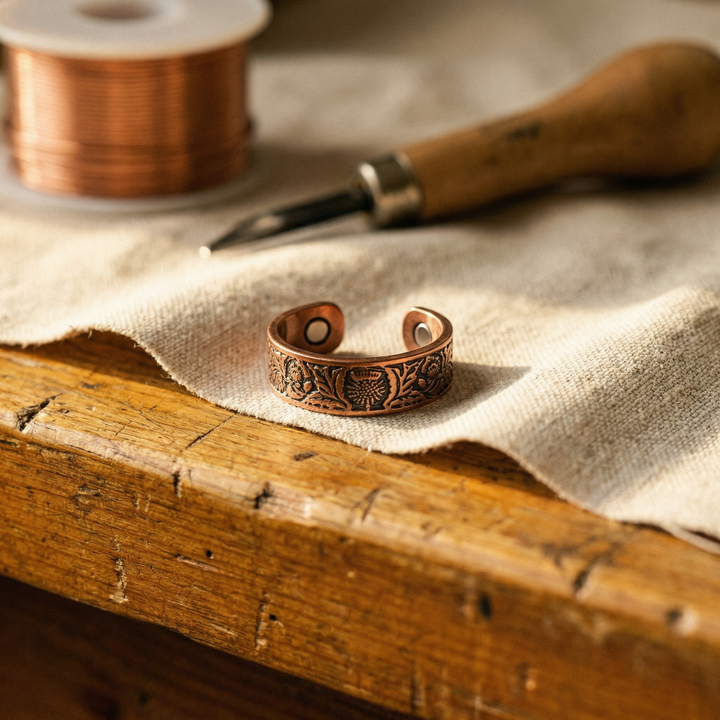 Koper ring Eiken
