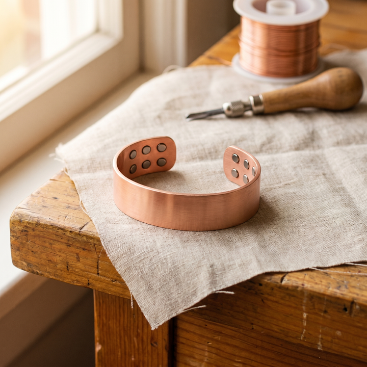 Koperen armband Anvil