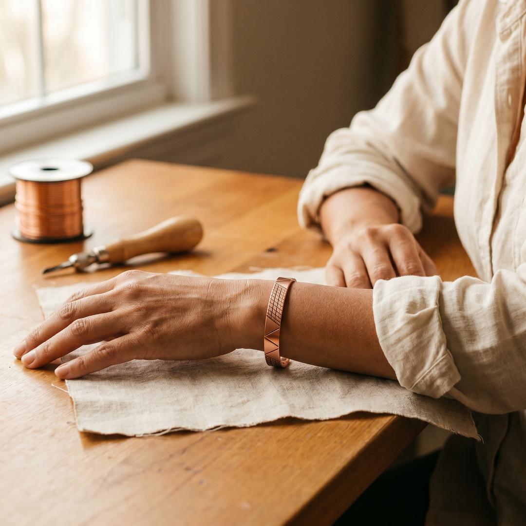 koperen armband levenspad