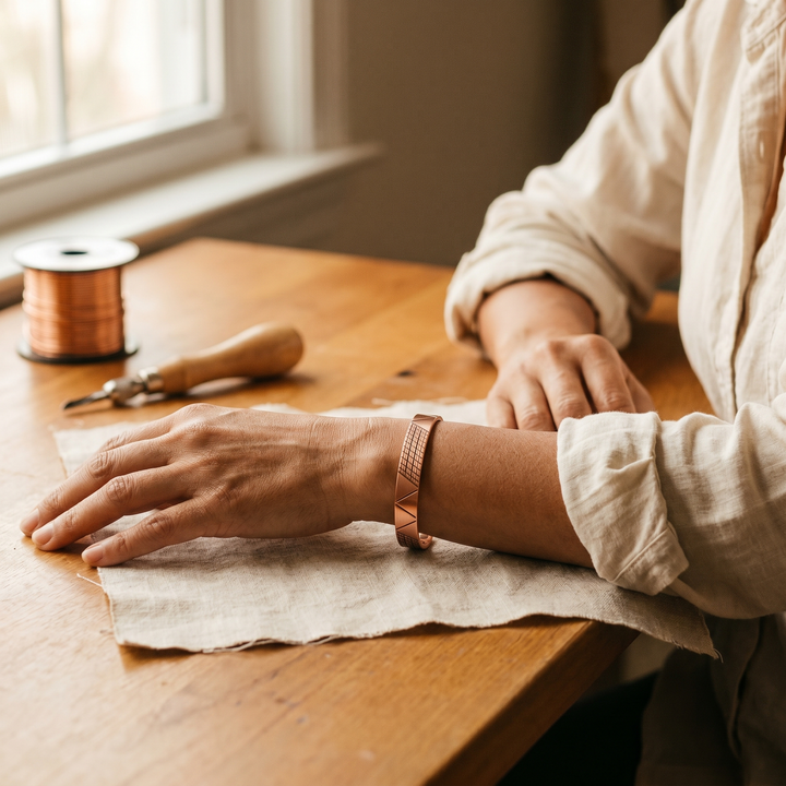 koperen armband levenspad