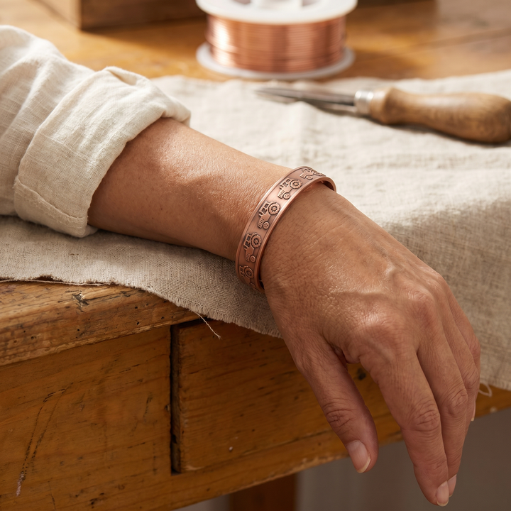 Koperen armband Akker