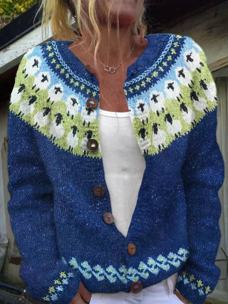 Lotte – Vintage Gebreid Vest