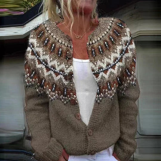 Maud – Vintage Gebreid Vest