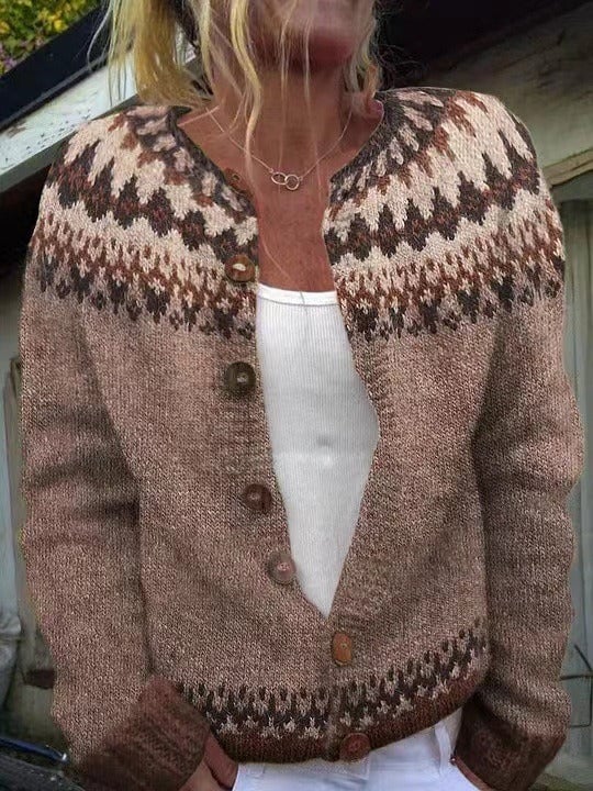 Mirjam – Vintage Gebreid Vest