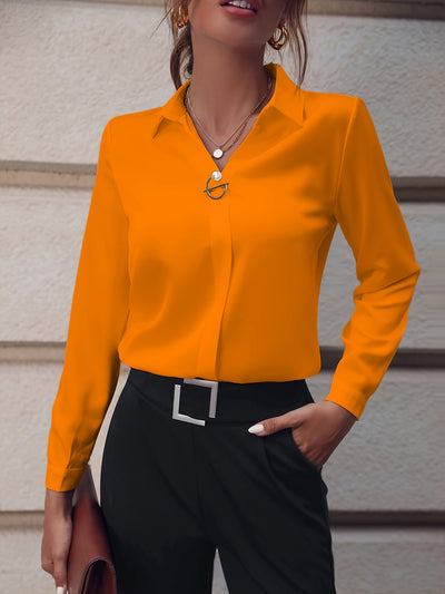 Mica™ Elegant Slim-Fit Blouse