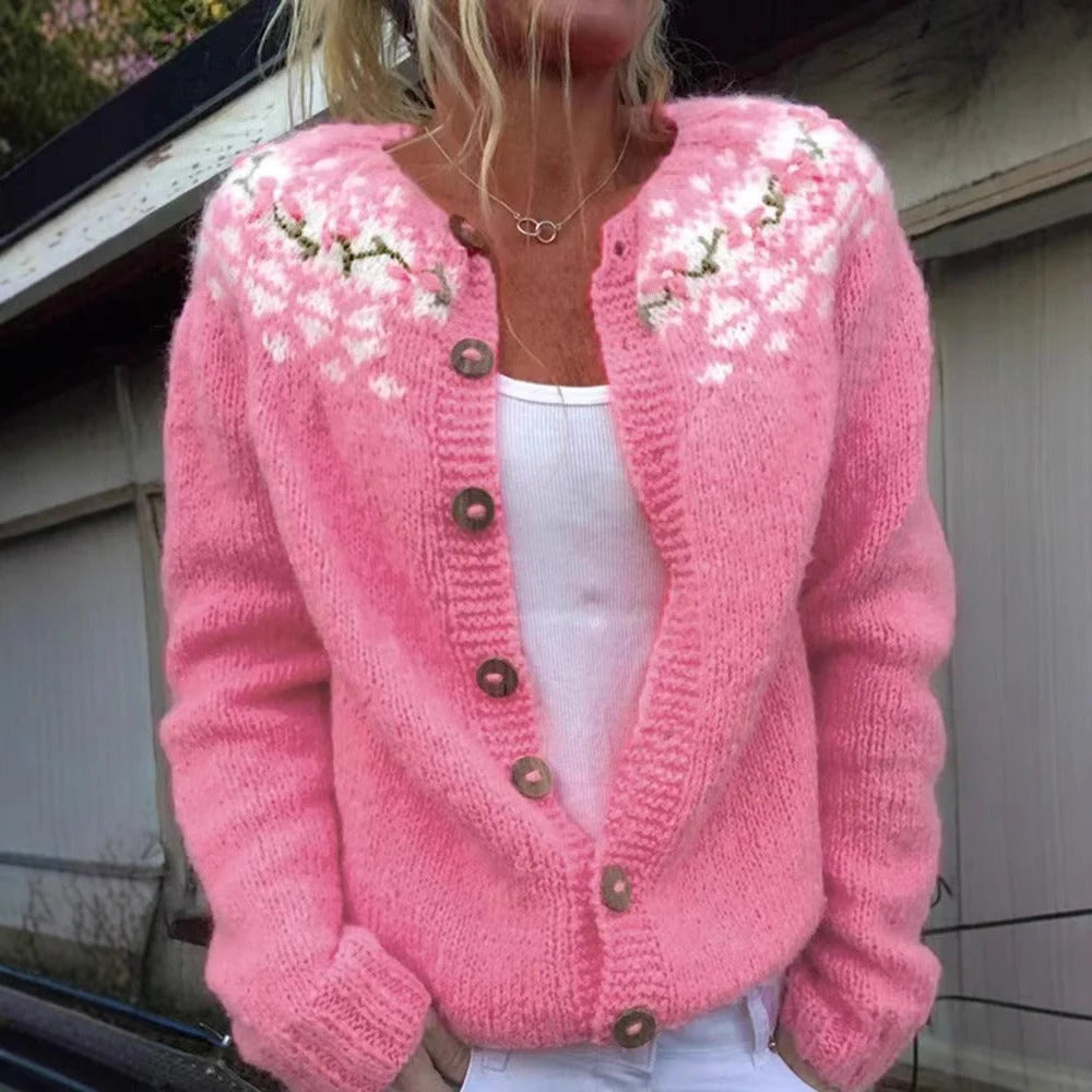Simone – Vintage Gebreid Vest