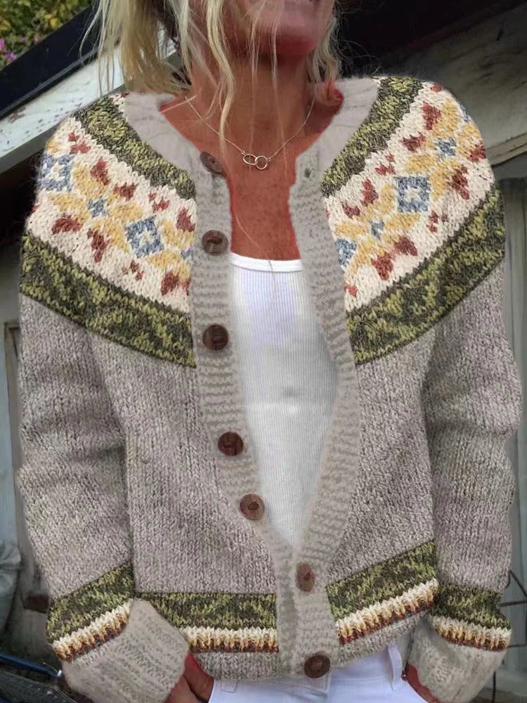 Yvonne – Vintage Gebreid Vest